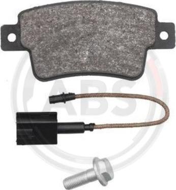 A.B.S. 37796 - Тормозные колодки, дисковые, комплект www.autospares.lv