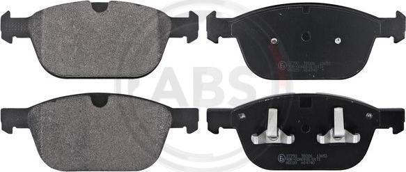 A.B.S. 37750 - Bremžu uzliku kompl., Disku bremzes www.autospares.lv