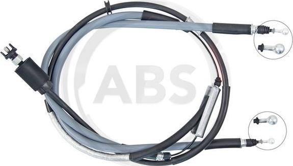 A.B.S. K19956 - Cable, parking brake www.autospares.lv