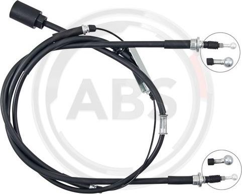 A.B.S. K19509 - Cable, parking brake www.autospares.lv