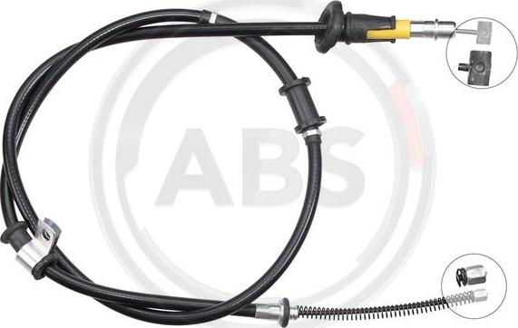 A.B.S. K19628 - Тросик, cтояночный тормоз www.autospares.lv