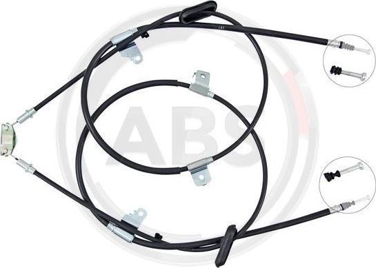 A.B.S. K19896 - Cable, parking brake www.autospares.lv