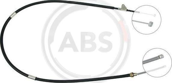 A.B.S. K15968 - Cable, parking brake www.autospares.lv