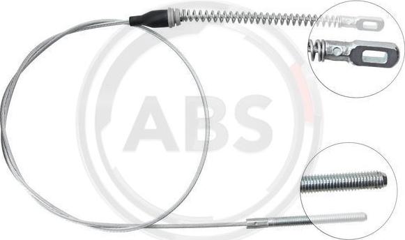 A.B.S. K15458 - Cable, parking brake www.autospares.lv