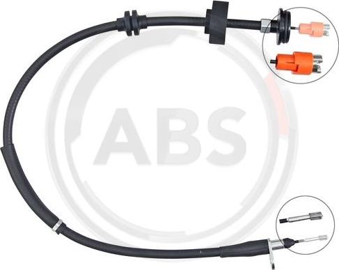 A.B.S. K15012 - Cable, parking brake www.autospares.lv