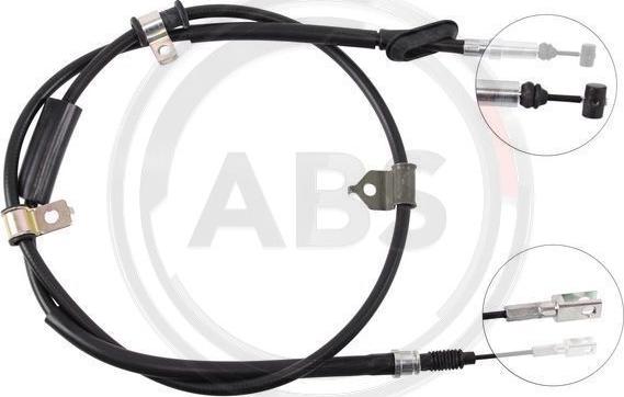 A.B.S. K15708 - Cable, parking brake www.autospares.lv