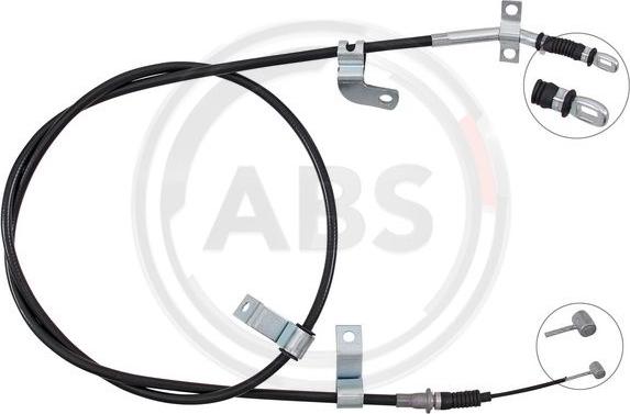 A.B.S. K16053 - Cable, parking brake www.autospares.lv