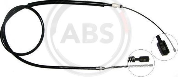 A.B.S. K10406 - Cable, parking brake www.autospares.lv