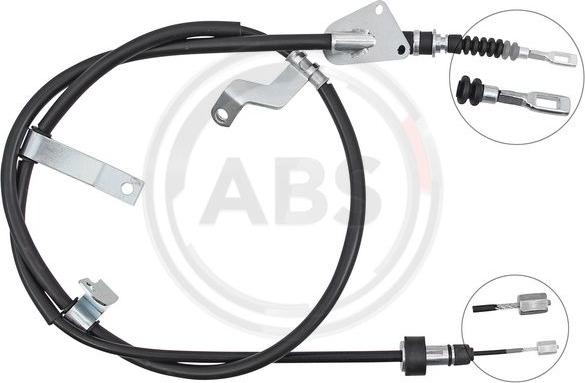 A.B.S. K10050 - Cable, parking brake www.autospares.lv