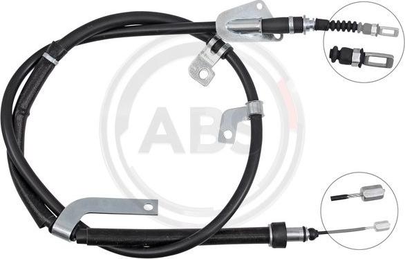 A.B.S. K10053 - Cable, parking brake www.autospares.lv