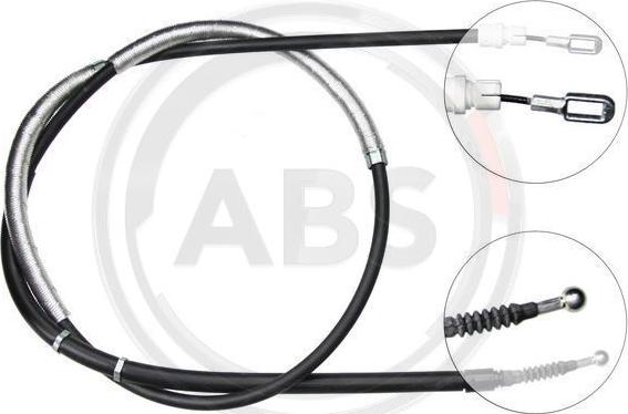 A.B.S. K10846 - Cable, parking brake www.autospares.lv