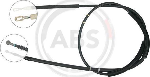 A.B.S. K18618 - Cable, parking brake www.autospares.lv