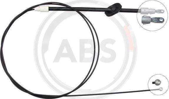 A.B.S. K13966 - Cable, parking brake www.autospares.lv