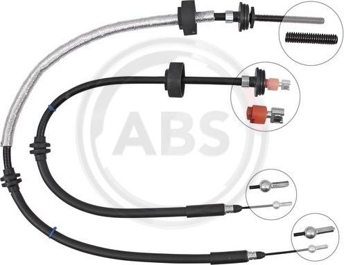 A.B.S. K13832 - Cable, parking brake www.autospares.lv