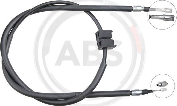 A.B.S. K13308 - Cable, parking brake www.autospares.lv