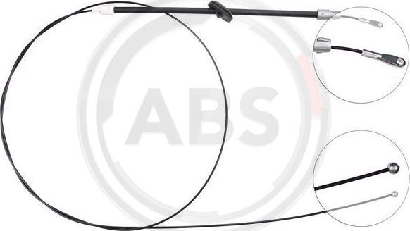 A.B.S. K13321 - Cable, parking brake www.autospares.lv