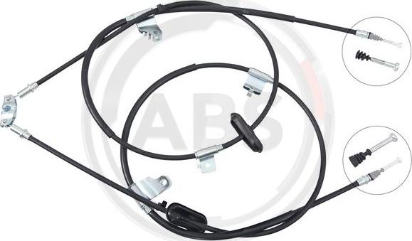 A.B.S. K17603 - Cable, parking brake www.autospares.lv