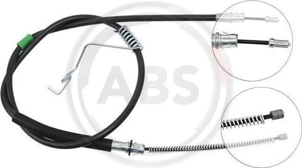 A.B.S. K17017 - Тросик, cтояночный тормоз www.autospares.lv