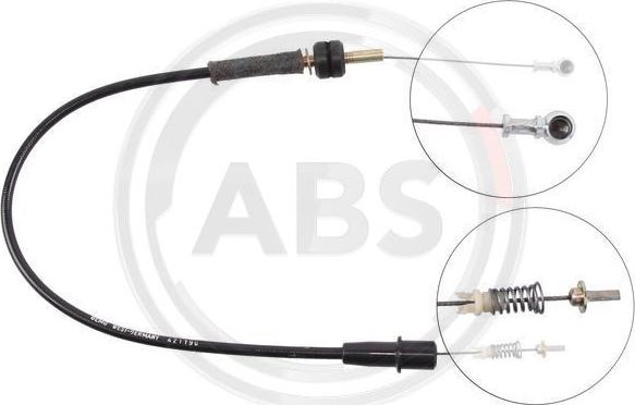 A.B.S. K33560 - Akseleratora trose www.autospares.lv