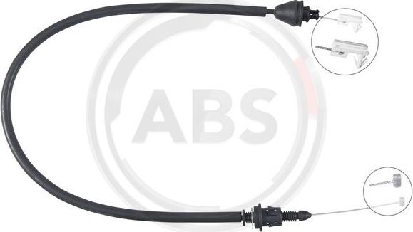 A.B.S. K37540 - Akseleratora trose www.autospares.lv