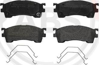 A.B.S. P49023 - Brake Pad Set, disc brake www.autospares.lv