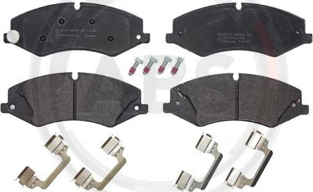 A.B.S. P44022 - Brake Pad Set, disc brake www.autospares.lv