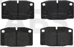 A.B.S. P59005 - Тормозные колодки, дисковые, комплект www.autospares.lv