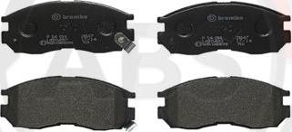 A.B.S. P54014 - Brake Pad Set, disc brake www.autospares.lv