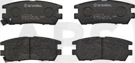 A.B.S. P54018 - Brake Pad Set, disc brake www.autospares.lv