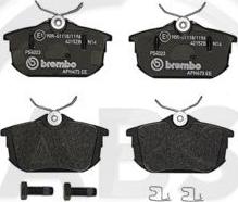 A.B.S. P54023 - Brake Pad Set, disc brake www.autospares.lv