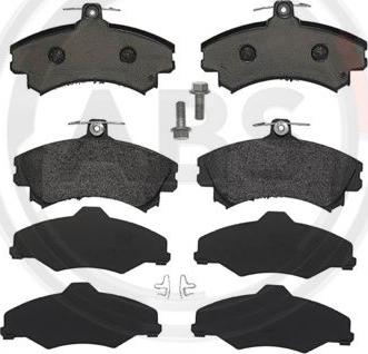 A.B.S. P54022 - Brake Pad Set, disc brake www.autospares.lv