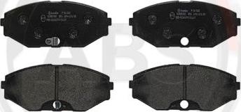 A.B.S. P56045 - Тормозные колодки, дисковые, комплект www.autospares.lv