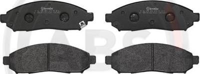 A.B.S. P56059 - Brake Pad Set, disc brake www.autospares.lv