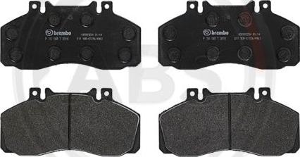 A.B.S. P50065 - Bremžu uzliku kompl., Disku bremzes www.autospares.lv