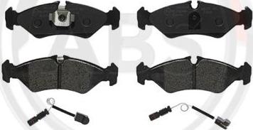 A.B.S. P50081 - Тормозные колодки, дисковые, комплект www.autospares.lv