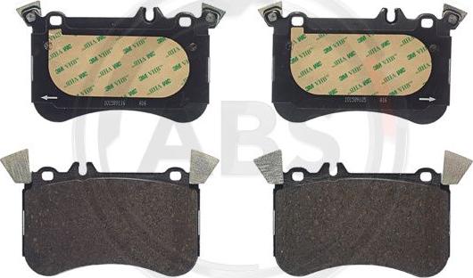 A.B.S. P50121 - Bremžu uzliku kompl., Disku bremzes www.autospares.lv