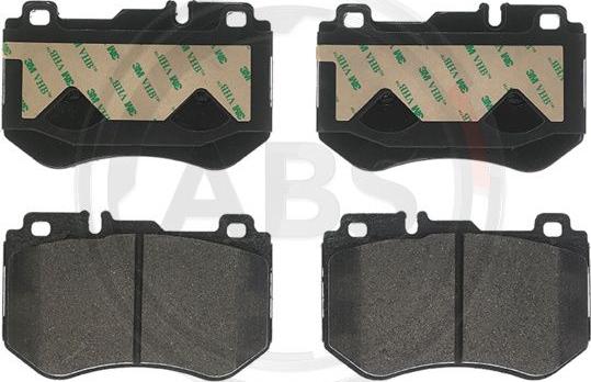 A.B.S. P50123 - Brake Pad Set, disc brake www.autospares.lv