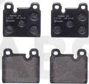 A.B.S. P65001 - Тормозные колодки, дисковые, комплект www.autospares.lv