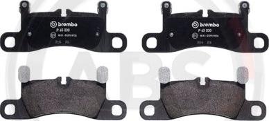 A.B.S. P65030 - Bremžu uzliku kompl., Disku bremzes www.autospares.lv