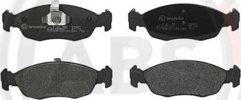 A.B.S. P61051 - Brake Pad Set, disc brake www.autospares.lv