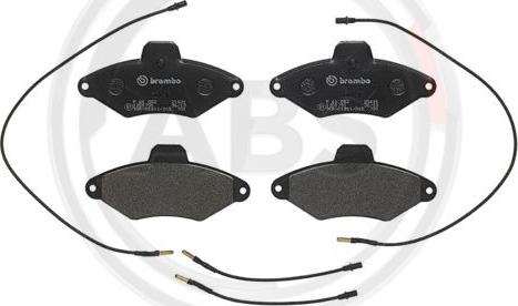 A.B.S. P61052 - Brake Pad Set, disc brake www.autospares.lv