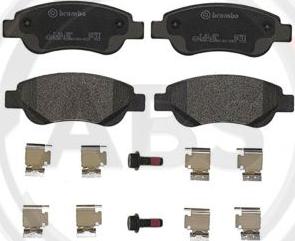 A.B.S. P61081 - Brake Pad Set, disc brake www.autospares.lv