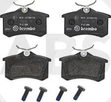 A.B.S. P61088 - Brake Pad Set, disc brake www.autospares.lv