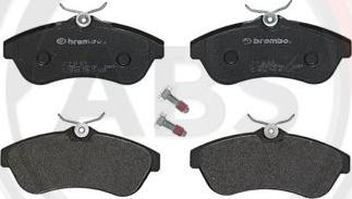 A.B.S. P61075 - Тормозные колодки, дисковые, комплект www.autospares.lv