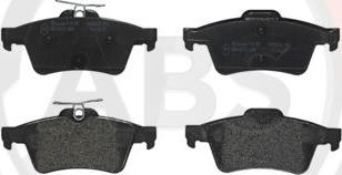 A.B.S. P61110 - Тормозные колодки, дисковые, комплект www.autospares.lv