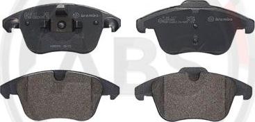 A.B.S. P61117 - Brake Pad Set, disc brake www.autospares.lv