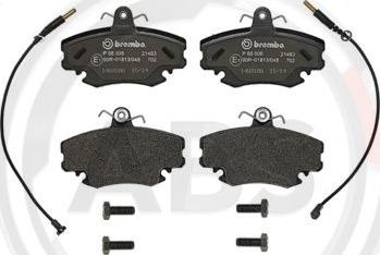 A.B.S. P68008 - Brake Pad Set, disc brake www.autospares.lv