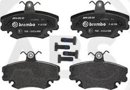 A.B.S. P68038 - Brake Pad Set, disc brake www.autospares.lv