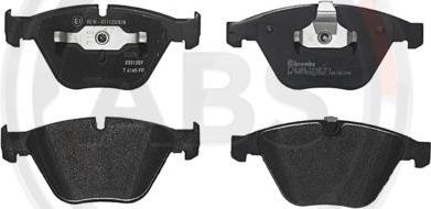 A.B.S. P06046 - Brake Pad Set, disc brake www.autospares.lv