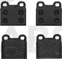 A.B.S. P06001 - Тормозные колодки, дисковые, комплект www.autospares.lv